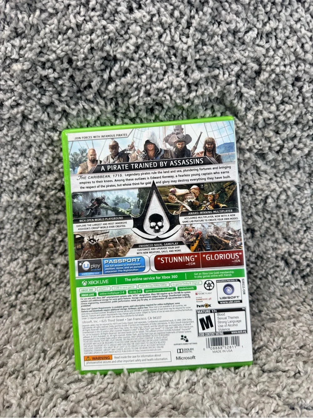 Assassin's Creed IV: Black Flag - Xbox 360 (Green)